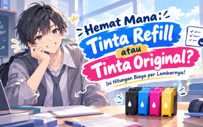 Hemat Mana: Tinta Refill atau Tinta Original? Ini Hitungan Biaya per Lembarnya